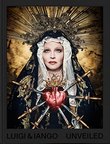 Book cover of Luigi & Iango: Unveiled by Luigi & Iango, Thierry-Maxime Loriot (Ed.), Madonna, Marina Abramović
