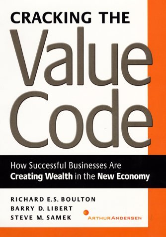 Book cover of Cracking The Value Code: How Successful Businesses Are Creating Wealth In The New Economy by Barry D. Libert, Steve M. Samek, Richard E. S. Boulton