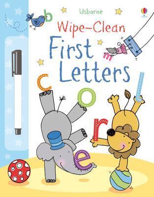 Book cover of Wipe-Clean - First Letters by Felicity Brooks
