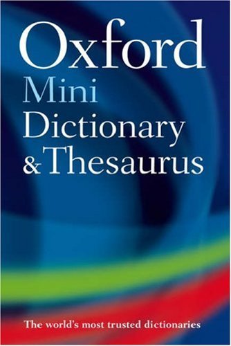 Book cover of Oxford Mini Dictionary & Thesaurus by Sara Hawker (editor)