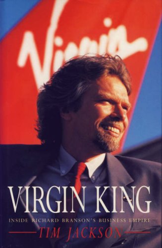 Book cover of Richard Branson Virgin King by Tim     Jackson