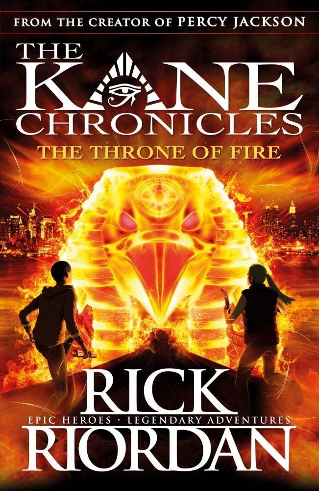 Book cover of The Throne Of Fire by Rick Riordan