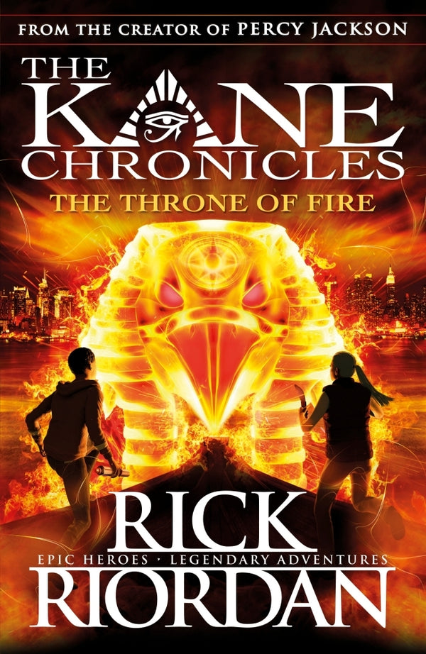 Book cover of The Throne Of Fire by Rick Riordan