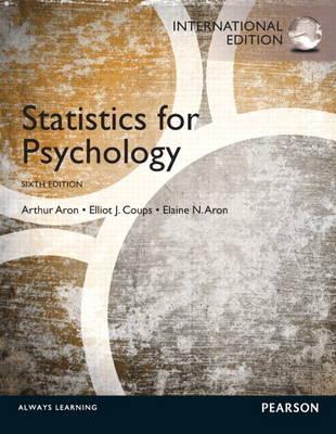 Book cover of Statistics For Psychology by Arthur Aron