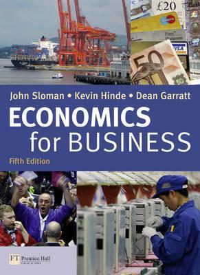 Book cover of Economics For Business 5th Edition by John Sloman