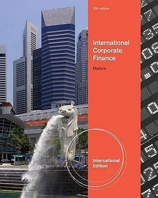 Book cover of International Corporate Finance by Jeff Madura