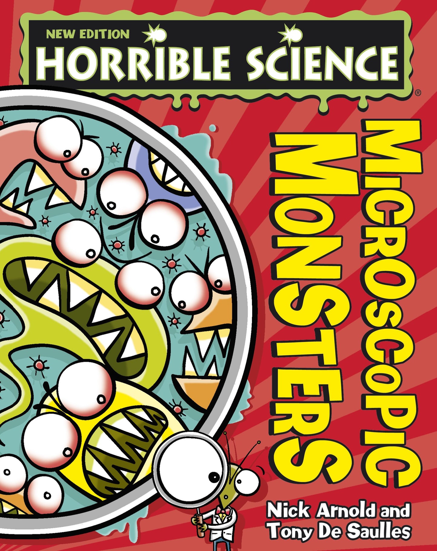 Book cover of Microscopic Monsters by Nick Arnold