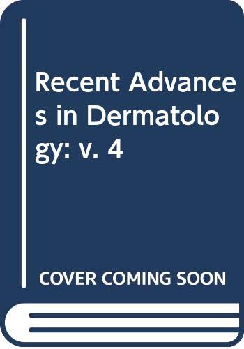 Book cover of Recent Advances In Dermatology, #4 by Arthur J. Rook
