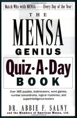Book cover of The Mensa Genius Quiz-A-Day Book by Abbie F. Salny, Mensa