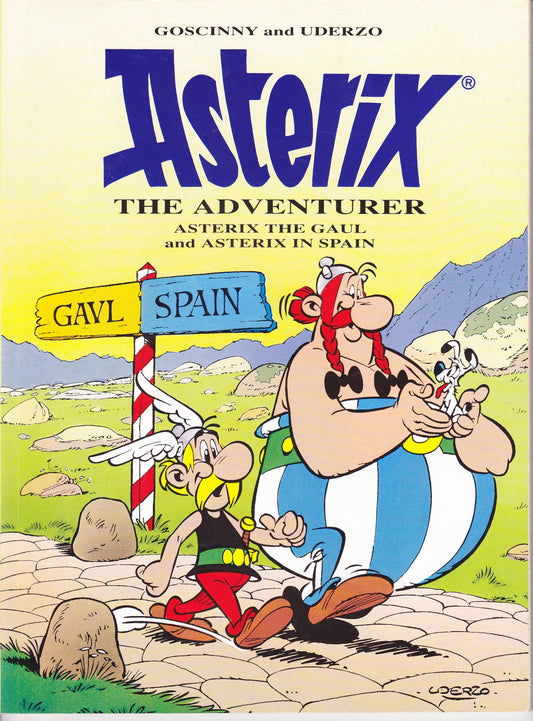 Book cover of Asterix The Adventurer by René Goscinny