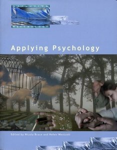 Book cover of Applying Psychology by Nicola Brace
