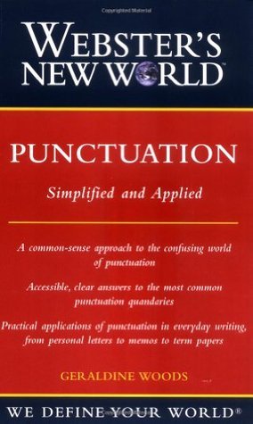 Book cover of Webster's New World Punctuation: Simplified And Applied by Geraldine Woods