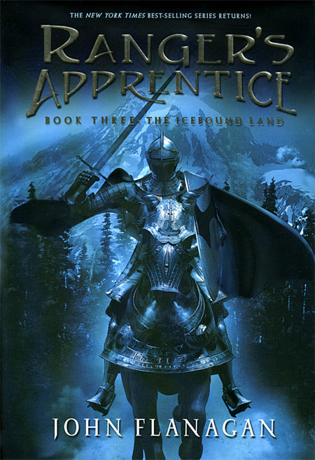 Book cover of The Icebound Land by John Flanagan