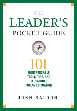 Book cover of The Leader's Pocket Guide by John Baldoni