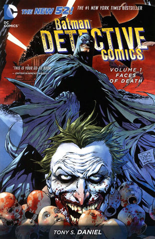 Book cover of Batman – Detective Comics, Volume 1: Faces of Death by Tony S. Daniel (Writer/Illustrator), Sandu Florea (Illus.), Ryan Winn (Illus.), Rob  Hunter (Illus.)