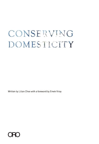 Book cover of Conserving Domesticity by Lilian  Chee