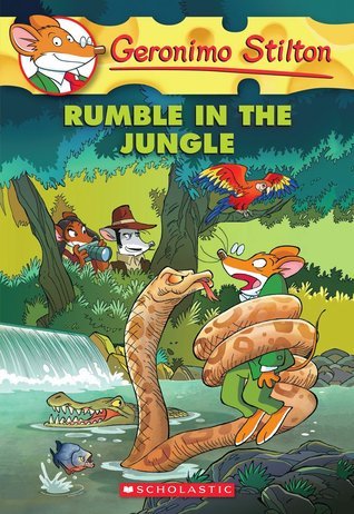 Book cover of Rumble In The Jungle by Geronimo Stilton