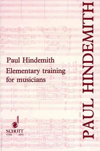 Book cover of Elementary Training For Musicians by paul-hindemith