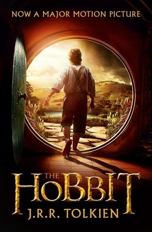 Book cover of The Hobbit by J.R.R. Tolkien