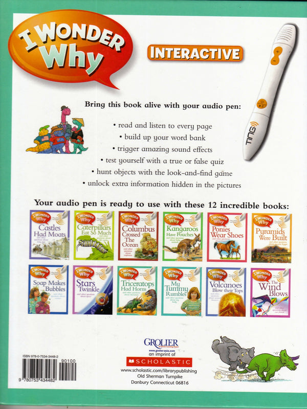 Book cover of I Wonder Why Triceratops Audio Ed by Kingfisher Publications