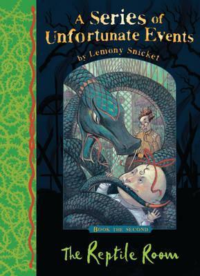 Book cover of The Reptile Room by Lemony Snicket