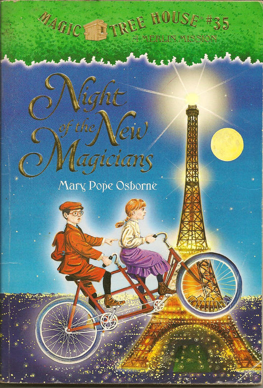 Book cover of Night Of The New Magicians by Mary Pope Osborne, Sal Murdocca (Illus.)