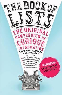 Book cover of The Book Of Lists by David Wallechinsky
