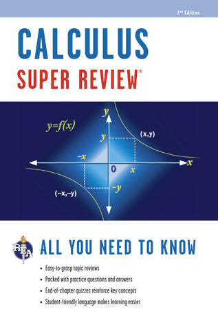 Book cover of Calculus Super Review by Research & Education Association