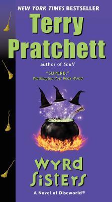 Book cover of Wyrd Sisters by Terry Pratchett