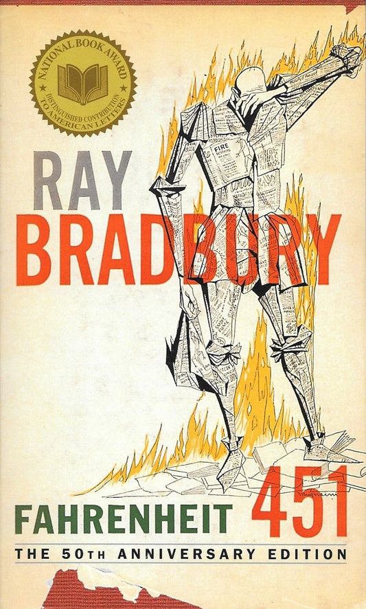 Book cover of Fahrenheit 451 by Ray Bradbury