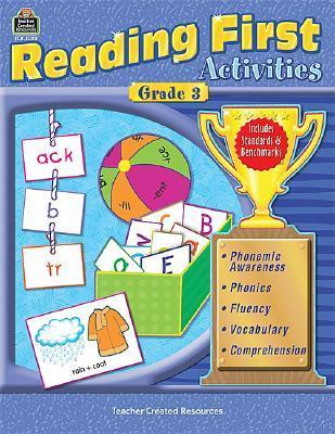 Book cover of Reading First Activities: Grade 3 Phonemic Awareness, Phonics, Fluency, Vocabulary, Comprehension by Jennifer Prior, Kim Fields (Ed.)