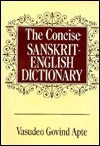Book cover of Concise Sanskrit-English Dictionary by vasudeo-govind-apte