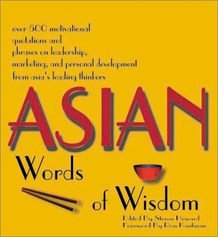 Book cover of Asian Words of Wisdom by Steven Howard (Ed.)