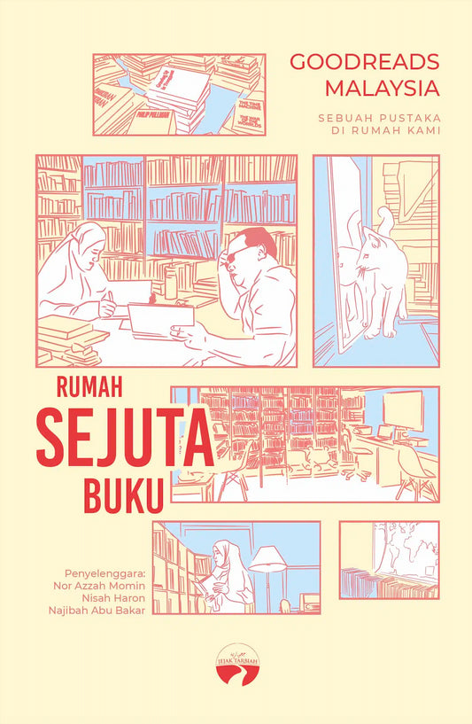 Book cover of Rumah Sejuta Buku by Nor Azzah Momin, Nisah Haji Haron, Najibah Abu Bakar, Nuruddin Azri Zulkifli, Mohd. Khair Ngadiron (Kata Pengantar), Ili Afiqa Ab. Kadir (Ed.), Mahaya Mohd. Yassin, Marini Azahri, Rebecca Ilham, Saadah Khair, Zulkifli Khair, Azizon  Othman, Adziah Abdul Aziz, Zalila Isa, Juliana Es, Zamri Misman, Aina Dayana Hilmi, Wan Norjihan binti Wan Abdullah, Nuraina Akmal Misman, Khairul Hezry, Mohamad Azhaari Shah Sulaiman, Muhammad Farid Akram