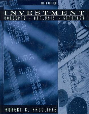 Book cover of Investment: Concepts, Analysis, Strategy by Robert C. Radcliffe