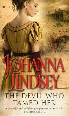 Book cover of The Devil Who Tamed Her by Johanna Lindsey