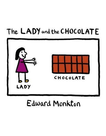 Book cover of The Lady And The Chocolate by Edward Monkton