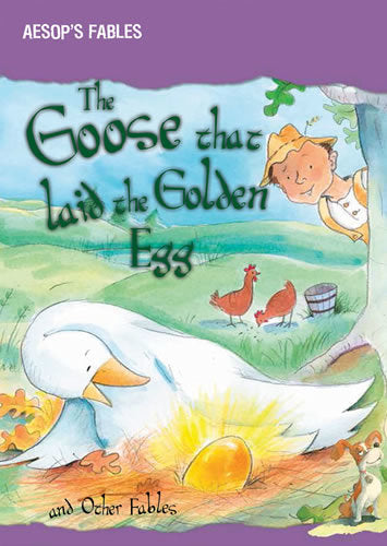 Book cover of The Goose Who Laid The Golden Egg by Victoria Parker