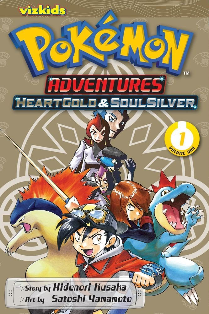 Book cover of Pokémon Adventures: HeartGold & SoulSilver, Vol. 1 by Hidenori Kusaka, Satoshi Yamamoto (Illus.)