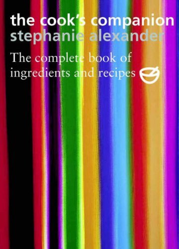 Book cover of The Cook's Companion by Stephanie   Alexander