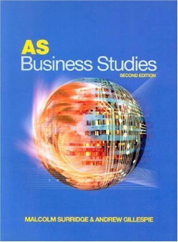 Book cover of As Business Studies by malcolm-surridge-andrew-gillespie