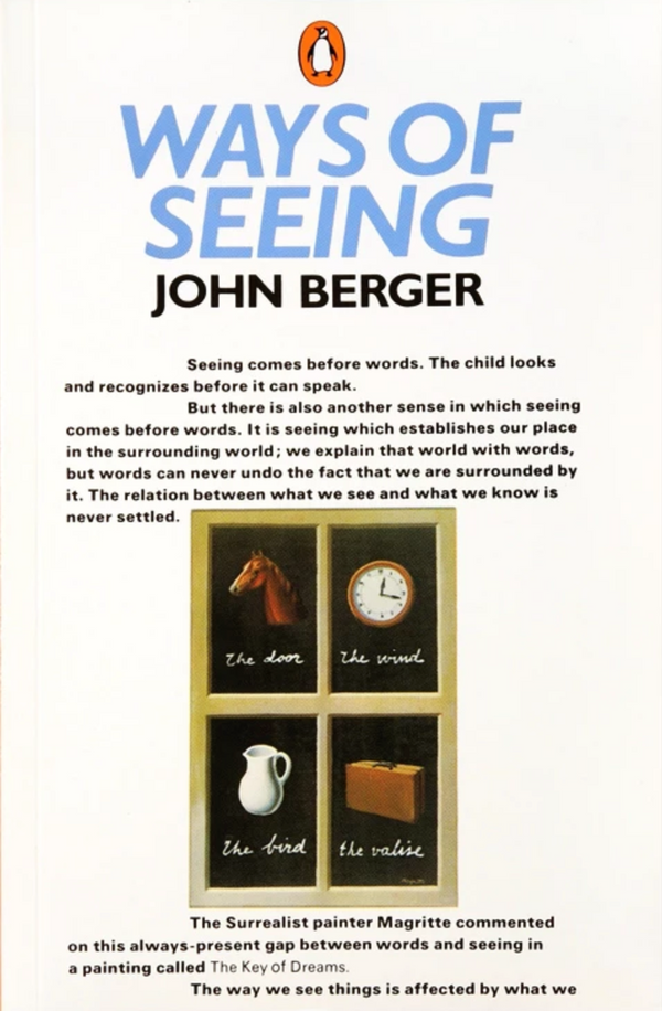 Book cover of Ways of Seeing by John Berger