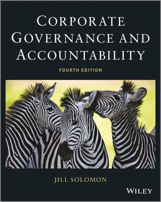 Book cover of Corporate Governance and Accountability by Jill Solomon