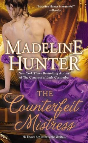 Book cover of The Counterfeit Mistress by Madeline Hunter