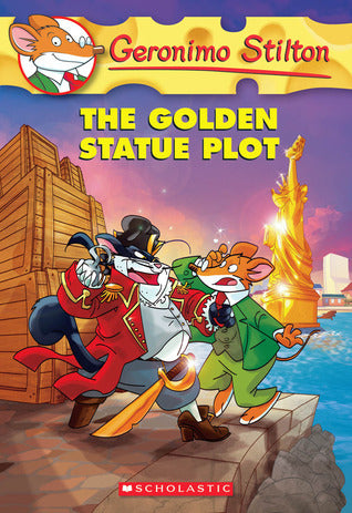 Book cover of The Golden Statue Plot by Geronimo Stilton