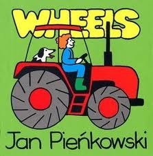 Book cover of Wheels by Jan Pieńkowski