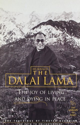 Book cover of The Joy of Living and Dying by Dalai Lama XIV