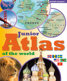 Book cover of Junior Atlas Of The World by Chez Picthall, Dominic Zwemmer