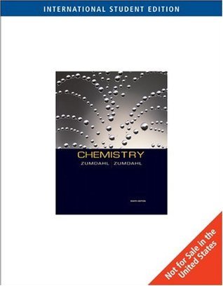 Book cover of Zumdahl's Chemistry, 8E by Steven S. Zumdahl