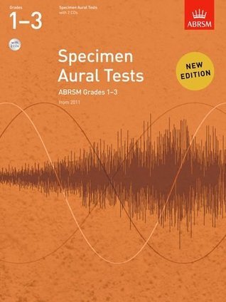 Book cover of Specimen Aural Tests, Grades 1-3 With 2 CDs by Associated Board of the Royal Schools of Music